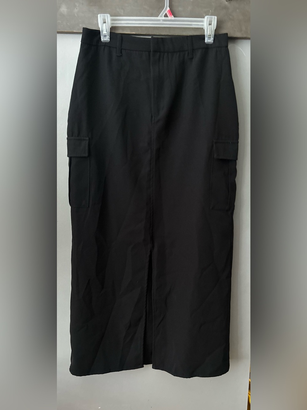 Straight maxi cargo skirt - Picture 2 of 10